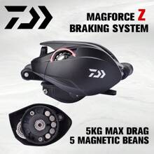 DAIWA Reel de lanzamiento DAIWA PR100, relación de engranaje 7.3:1, carrete de línea de aluminio de 33 mm, carrete de pesca anti-contragolpe