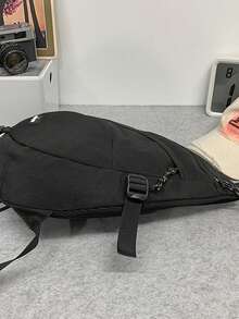 Small Crossbody Bag, Shoulder Bag, Chest Bag, Summer Style - Black - View 7