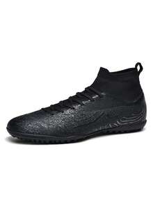 Professional New Style Football Shoes For Men, Adult Training Shoes With Studs For Grass Field Training - Black - View 5