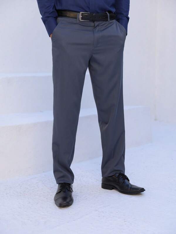 Calça Social Masculina de Alta Qualidade - Corte Reto, Tecido Confortável, Elegante para Trabalho e Eventos