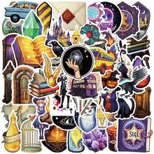50Pcs Witchy Stickers Fantasy Stickers Magic Stickers Cryptid Stickers Whimsical Stickers Astrology Stickers Dark Academia Stickers Vinyl Waterproof Stickers Aesthetic Laptop Sticker Pack Skateboard Stickers Water Bottle Stickers Notebook Stickers