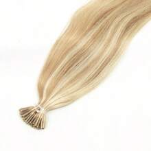 I Tip Human Hair Extensions Microlink Capsules Hair Pre Bonded 30g/Pack 12-20inch For Fine/Thin Raw Hair - SP27/613 - View 2