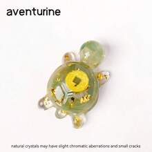 1 pièce Statue de tortue en cristal naturel, pierre de Reiki, figurine de tortue, amulette, sculpture Feng Shui pour la décoration de la maison et du bureau
