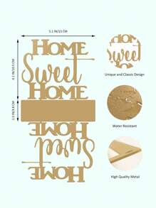 1 pièce Porte-serviettes élégant en lettres noires, distributeur de serviettes en fer vintage, décoration pour salle à manger, chambre à coucher et cuisine, support de tasse en forme de lettre, porte-serviettes de style européen, décoration d'intérieur