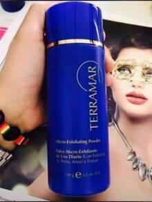 POLVO MICROEXFOLIANTE TERRAMAR Exfoliante Facial Suave Renovador Celular Limpieza Profunda Elimina Impurezas Rutina de Belleza Cuidado Avanzado para Todo Tipo de Piel - Blanco - Ver 6