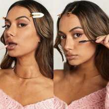 20/50/100pieces/Set Delicate Solid Color Hair Clips, Includes Black, White, Pink Painless Clips - Suitable For Girls And Women, Suitable For Casual Makeup Washing Face Clips - Retro Seamless Clips With Tassel, Daily Essential, All Seasons