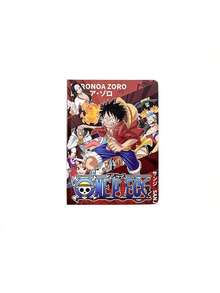 One Piece Anime Luff A5 Notizbuch, Cartoon Anime, personalisiert, kreativ, modisch, Studentennotizblock, Urlaubsgeschenk