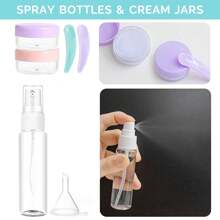 DEWSENSI 20 Pack Travel Bottles Set For Toiletries TSA Approved, Leak Proof Travel Size Containers Kit Portable Refillable Travel Accessories For Shampoo Conditioner Lotion Liquids (Multi-Color)