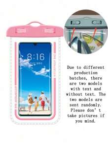 2pcs Waterproof Diving Bag Cellphone Pouch, Touch Screen Sealable Swimming, Underwater Photography, Dust-Proof, Anti-Drop, Anti-Rain, Water-Tightness, Floating Gear, Convenient Phone Case Sports Bag Sport Bag Waterproof Bag Holiday Beach Travel Vacation Waterproof Phone Case Phone Bag Summer Swimming Bag Holiday Beach Purse Wallet For Outdoor Sport Holiday Pool