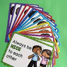 English Emotion Cognition Emotional Expression Poster, Kids Classroom Decor, Educational Environment Creation