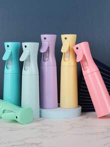 1pc 200ml High-Pressure Continuous Mist Plastic Bottle, Portable Refillable Spray Bottle For Makeup Water, Alcohol, - Multicolor - View 4