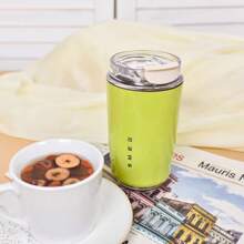 NEW 9 Color Coffee Cup 240ML Cute And Compact Stainless Steel Lnner Pot Hot And Going Shopping Outside Cold Portable Office Coffee Insulated Cup Back To School