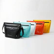 Bolsa Impermeável de Compartimento Seco e Molhado para Roupas de Banho, Bolsa Impermeável à Prova d'Água com Função de Tela de Toque para um Ombro, Zíper à Prova d'Água e à Prova de Umidade, Bolsa Transversal Impermeável
