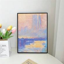1 tấm áp phích nghệ thuật phim trường phái ấn tượng trừu tượng phong cách Claude Monet trang trí tường phòng bar quà tặng khung tùy chọn - Nhiều màu - Xem 44