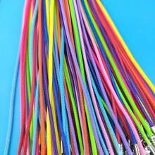 10/20/50PCS 1.5mm Wax Rope Necklace Cord - DIY Jewelry Making Accessories For Men's And Women's Daily Holiday Wear - Adjustable Black Buckle, Length 45cm/18inch, Versatile Craft Supplies For Creative Designs