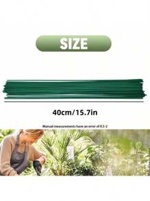 120 pezzi - Supporto per fiori per piante in vaso, supporto impilabile per piante rampicanti indoor di piccole dimensioni, supporto per fiori, piante rampicanti, dalie all`aperto, portavasi per bonsai di casa
