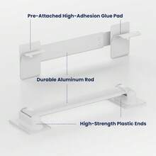 Adjustable RV Shower Corner Storage Bar- Durable Aluminum RV Corner Caddy For Shower Organization- Perfect For Travel Trailer, Camper Inside Storage And Organization- 2 Packs - 2 Gói - Xem 5