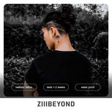 360° Waterproof & Long-Lasting Herbal Temporary Tattoo Stickers, Minimalist Design For Men And Women, Premium Quality