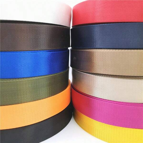 2 Yards/Lot Strap Nylon Webbing Herringbone Pattern Knapsack Strapping Sewing Bag Belt Accessories