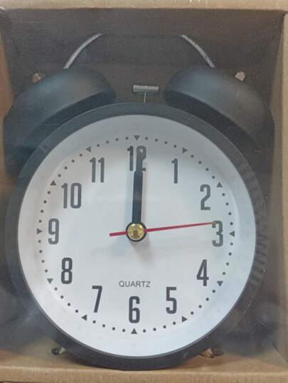 Despertador de corda tradicional Despertador com função de alarme