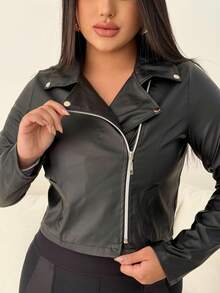 Women Jackets - 黑色 - 查看 5