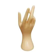 1 szt. Stojak na biżuterię w kształcie dłoni, biały kreatywny stojak na biżuterię do użytku domowego, prezent na lato, konieczność dla kobiet, organizer do przechowywania, prezent, podróż, powrót do szkoły