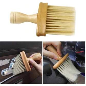 1-3pcs Soft Bristle Car Air Vent Cleaning Brush + Seat Crevice Duster + Computer Keyboard Cleaner