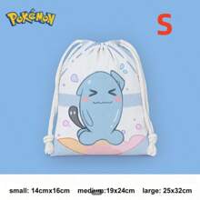 pokemon Pokemon Drawstring Pouch Featuring Pikachu And - Cute Storage Bag For Party Favors, Travel And Daily Use, Perfect For Fans