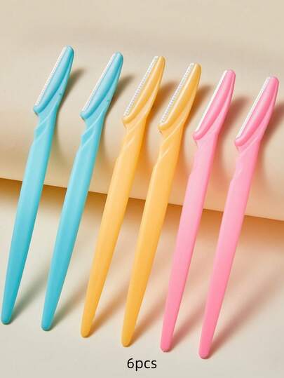 3/6/12件套多功能安全套式面部剃毛器，男女适用，适用于眉毛、面部、手臂、腋窝和私处