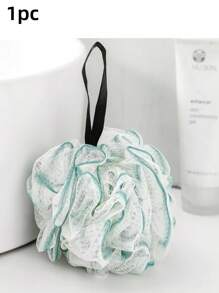 3/1 Peça Aproveite uma Esponja de Banho de Luxo com Plissados Exfoliantes - Macia e Absorvente para uma Experiência de Banho Relaxante