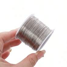 Stainless Steel Solid Wire For DIY Crafts - 0.3-1mm Thin Beading Wire Rope, 10m/Roll Bulk Vacuum-Sealed Jewelry Making Supplies