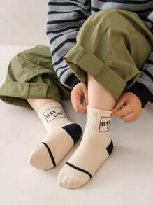 10 pares/5 pares de calcetines lindos y minimalistas para niños, de rayas, de bloques de color, estampados, para niños y niñas, que absorben la humedad, de media pantorrilla, para todas las estaciones, primavera, verano, otoño, calcetines deportivos, regalos para niñas, regalos para niños, regalos para mamá, regalos para papá, ropa de verano para niñas, ropa de verano para niños, regalos festivos