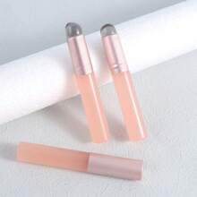 فرشاة شفاه سيليكون صغيرة بغطاء رأس دائري سيليكون فاتح للشفاه بغطاء، فرشاة شفاه أدوات تجميل قابلة للسفر