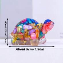 1 pièce Statue de tortue en cristal naturel, pierre de Reiki, figurine de tortue, amulette, sculpture Feng Shui pour la décoration de la maison et du bureau