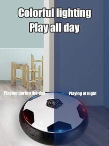 Boys Toy, Aerodynamic Training Ball Game, LED Aerodynamic Soccer Ball, Made Of Durable And Impact-Resistant Material, With Lights And Music, Suitable For 3-12 Years Old Boys And Children Soccer Gift - Multicolor - View 6