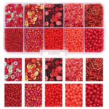 1 Box Multi-Element Glass Beads And Sequins For Jewelry Making DIY Bracelets Necklaces Craft Beads - Multicolor - View 11