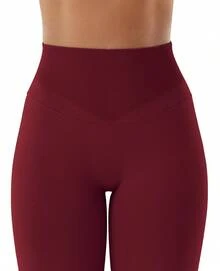 VOYJOY Women Impact Leggings Seamless Scrunch Butt Lifting Workout Leggings High Waisted Gym Yoga Pants Yoga Pants For Women  Black Pants Summer Clothes For Women - Scarlett Red - View 9