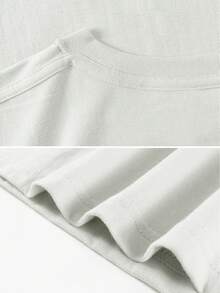 1 Pcs Y2K  Brand Cool Sexy Charming Expression Multi-Faceted Portrait Print Versatile  Casual Fashion Top Round Neck Short Sleeve T-Shirt - trắng - Xem 7