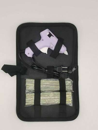 1 Set Hot Glue Gun Manufacturer Wholesale Multi-Color Multi-Power Glue Gun, 7mm & 11mm Glue Sticks, Handcrafted Non-Scalding Hot Melt Glue Gun