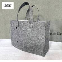 Green Polyester Felt Storage Bag For Women Luxury Handbags, Foldable Backpacks, Travel Briefcases, Laptop Bags, Holiday Birthday Gifts, Creative Gifts, Daily Office Use Back To School