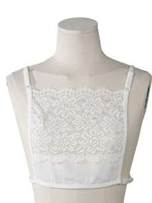 一件抹胸吊带背心，胸部遮盖，防止走光，前开襟设计，假领，适合低领服装，可用于圣诞装饰连衣裙 - 手工假領子 - 查看 11