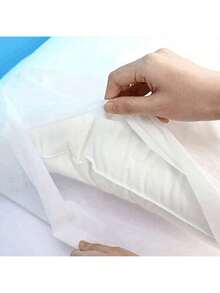 1 غطاء وسادة قابل للتخلص منه مرن، غطاء وسادة سفر قابل للتخلص منه ناعم، مناسب لغرف الفنادق والصالونات، مصنوع من قماش غير منسوج، مضاد للتلوث وقابل للتنفس، غطاء وسادة سفر (لا يشمل إدراج الوسادة)، ضروريات السفر، لوازم اللياقة البدنية والدراسة، ضروريات التخييم في العطلات، ملحقات العطلات، ملحقات السفر، وسادة سفر للعودة إلى المدرسة في الصيف، لف الرقبة، لوازم الدراسة - متعدد الألوان - مشاهدة 8