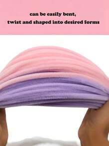 Paquete de valor de 100 piezas Limpiapipas de tela flexible de colores surtidos para manualidades y decoraciones hechas a mano, set de retorcedores con dos opciones de color, kits de flores de limpiapipas, palitos peludos, palitos flexibles, varillas de felpa, limpiapipas de alta calidad de colores variados, kit de limpiapipas de colores mezclados, limpiapipas de chenilla para manualidades, limpiapipas para manualidades, limpiapipas de colores múltiples a granel para proyectos artísticos y manuales DIY, suministros para manualidades, tallos de chenilla