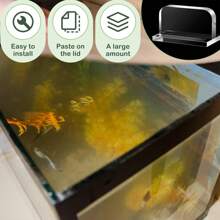 6pcs Acrylic Fish Tank Cover Handle, Aquarium Lid Knob With Adhesive, Replaceable Tank Cover Handles