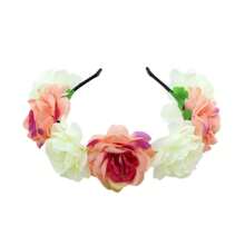 Korean - Inspired Bridal Michelia Hairband: Head Ornament For Women - Ideal Beach Headwear,Hair Accessories,Hair,Flower Hair Clip