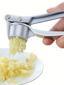 1 件装手动压蒜器、绞肉机、切碎机、姜蒜捣碎器厨房工具 - 小號 - 查看 2