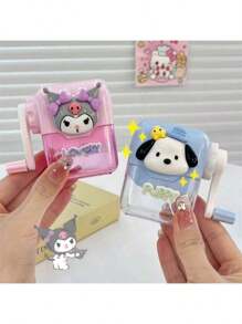 Sanrio Sanrio Cinnamon Dog My Melody Kuromi Big Ear Dog Pacha Dog Hello Kitty Pudding Dog Hand-Cranked Pencil Sharpener, Pencil Sharpener, Pencil Sharpener - Cartoon Theme, Stationery And Birthday Gifts, Student-Only,Back To School