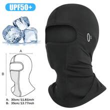 AD 1 pieza Pasamontañas para ciclismo unisex, máscara facial transpirable de seda de hielo para motocicleta, protección para el cuello para deportes
