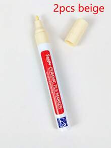 1 pieza Bolígrafo reparador de juntas de azulejos, impermeable, resistente al moho, marcador para pizarra blanca, bolígrafo rellenador - multicolor - Ver 10