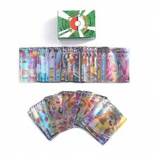 pokemon 300 pièces Pokémon, Cartes Pokémon, (Série V, Vmax, Cartes Rares GX), Cartes de jeux animés, Cadeaux pour fans d'anime, cadeaux de vacances pour adultes, fournitures de fête, accessoires de vacances, fournitures de fête d'anniversaire, cadeaux d'anniversaire, décoration artisanale. Cartes Pokémon rares [Imitation de haute qualité, très abordable et bon marché]